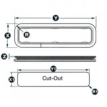Luz de techo Lewmar Standard Miseure