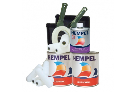 Paquete de pintura Hempel NCT para embarcaciones a motor Longitud 11/12 mt
