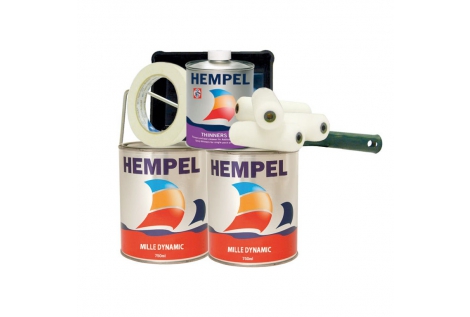 Paquete de pintura Hempel NCT para embarcaciones a motor Longitud 5/6 mt