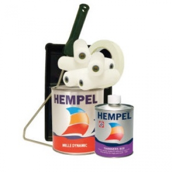 Paquete de pintura Hempel NCT para embarcaciones a motor Longitud 7/8 mt