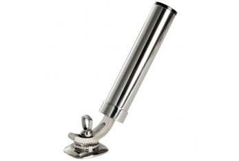 Soporte de varilla ajustable Base plana Acero inoxidable