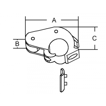 PORTA GUARDABARROS BLANCO
