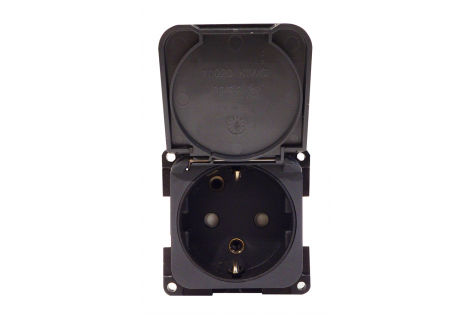 ENCHUFE SCHUKO 230 V CON TAPA