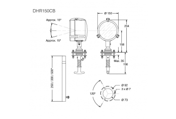 PROYECTOR LED DHR Ø MM.150