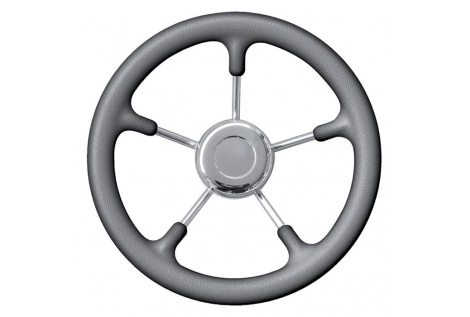 RUEDA TIMÓN GRIS Ø MM.280