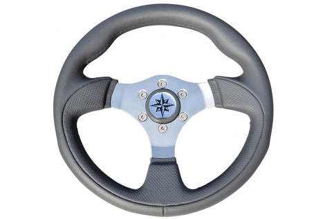 RUEDA TIMÓN T12 GRIS Ø MM.300