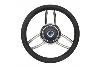 RUEDA TIMÓN T26 NEGRO Ø MM.350