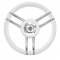 Rueda de timón T27 Blanco Ø mm 350