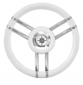 Rueda de timón T27 Blanco Ø mm 350