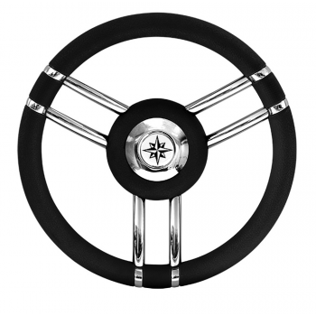 RUEDA TIMON T27 NEGRO Ø MM.350