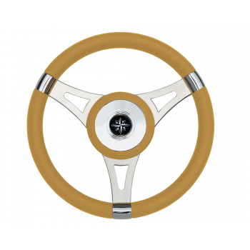 RUEDA TIMÓN T29 BEIGE Ø MM.350