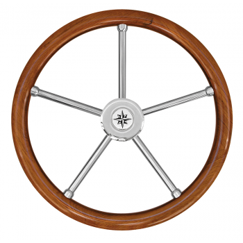 RUEDA DE TIMÓN DE TECA Ø MM.400