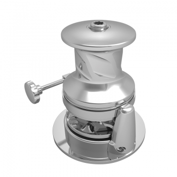 Molinete de acero inoxidable Lofrans SX4 Base redonda