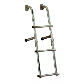ESCALERA DE ACERO INOXIDABLE 3 PASOS mm 800x270