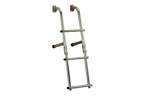 ESCALERA DE ACERO INOXIDABLE 3 PASOS mm 800x270