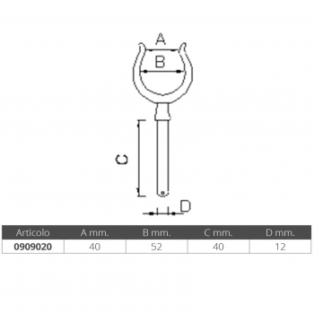 CINTA DE LATÓN CON BUSH CIEGO