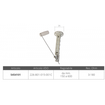 PALANCA SENSOR TANQUES CARB.