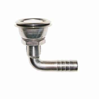 VENTILACIÓN CURVA ACERO INOXIDABLE 316 Ø 16 MM