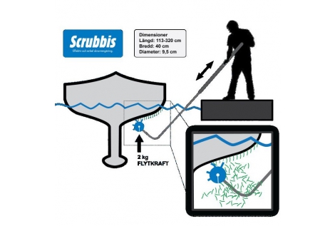 Cepillo limpio carenado Scrubbis