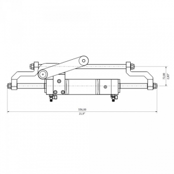 Dirección hidráulica Mavimare GF300HD para motores fuera de borda hasta 300HP