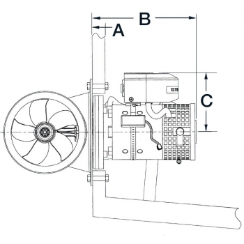 Túnel de hélice de popa Lewmar