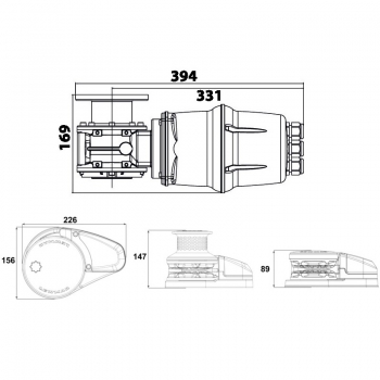 Cabrestante Lewmar VX2