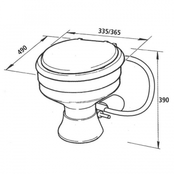 Inodoro eléctrico silencioso Johnoson AquaT